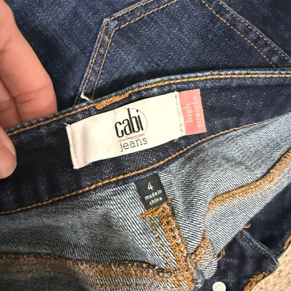 CAbi high Straight Leg Jeans 4 - Picture 4 of 9